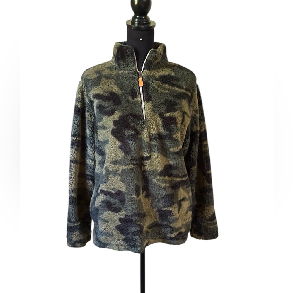 Camouflage Fleece Pullover